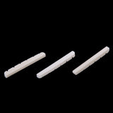 Maxbell 3pcs Cattle Bone Slotted Nuts for 6-string Electric Guitar Bass