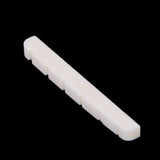 Maxbell 3pcs Cattle Bone Slotted Nuts for 6-string Electric Guitar Bass