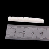 Maxbell 3pcs Cattle Bone Slotted Nuts for 6-string Electric Guitar Bass