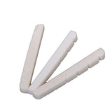 Maxbell 3pcs Cattle Bone Slotted Nuts for 6-string Electric Guitar Bass
