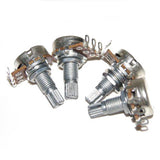Maxbell 12Pcs A10K/20K/100K Ohms Audio Taper Potentiometer Logarithmic Pot Split Shaft