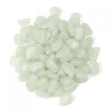 Maxbell 200 Glow in the Dark Blue Pebbles Gravel Stone Cobbles for Walkway Garden Night