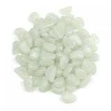 Maxbell 200 Glow in the Dark Blue Pebbles Gravel Stone Cobbles for Walkway Garden Night