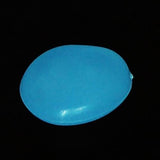 Maxbell 200 Glow in the Dark Blue Pebbles Gravel Stone Cobbles for Walkway Garden Night