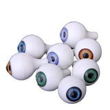 Maxbell 8 PCs Round Acrylic Doll Eyes Eyeballs Halloween Props 12mm