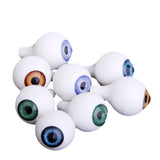 Maxbell 8 PCs Round Acrylic Doll Eyes Eyeballs Halloween Props 20mm