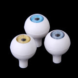 Maxbell 8 PCs Round Acrylic Doll Eyes Eyeballs Halloween Props 20mm