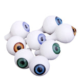 Maxbell 8 PCs Round Acrylic Doll Eyes Eyeballs Halloween Props 20mm
