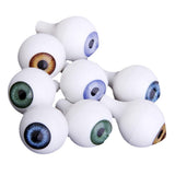 Maxbell 8 PCs Round Acrylic Doll Eyes Eyeballs Halloween Props 22mm