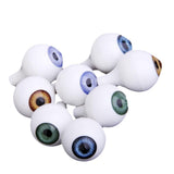 Maxbell 8 PCs Round Acrylic Doll Eyes Eyeballs Halloween Props 22mm