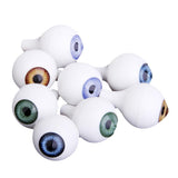 Maxbell 8 PCs Round Acrylic Doll Eyes Eyeballs Halloween Props 22mm