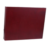 Maxbell 1/12 Dollhouse Miniature Furniture Grand Wooden Bookcase Cabinet - Dark Red