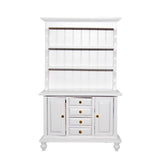 Maxbell 1/12 Dollhouse Miniature Furniture Multifunctional Wooden Cabinet Bookshelf