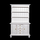 Maxbell 1/12 Dollhouse Miniature Furniture Multifunctional Wooden Cabinet Bookshelf