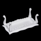 Maxbell Set 2PCs Dollhouse Birch wooden Tea Coffee Table for 1/12 Miniature Furniture