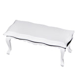 Maxbell 1/12 Dollhouse Miniatures Wooden Coffe Table End Table - White