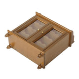 Maxbell 1/12 Dollhouse Miniatures Living Room Furniture Wooden Wine Cabinet - Walnut