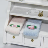 Maxbell 1/12 Dollhouse Miniatures Furniture Bathroom Cabinet Toilet Cabinet - White