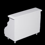 Maxbell 1/12 Dollhouse Miniatures Furniture Bathroom Cabinet Toilet Cabinet - White