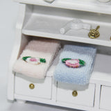 Maxbell 1/12 Dollhouse Miniatures Furniture Bathroom Cabinet Toilet Cabinet - White