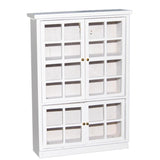 Maxbell 1/12 Dollhouse Miniature Furniture Dining Room Carbinet Display Shlef White