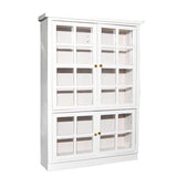 Maxbell 1/12 Dollhouse Miniature Furniture Dining Room Carbinet Display Shlef White