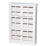 Maxbell 1/12 Dollhouse Miniature Furniture Dining Room Carbinet Display Shlef White