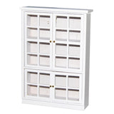 Maxbell 1/12 Dollhouse Miniature Furniture Dining Room Carbinet Display Shlef White