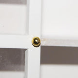 Maxbell 1/12 Dollhouse Miniature Furniture Dining Room Carbinet Display Shlef White