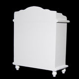 Maxbell 1/12 Dollhouse Miniatures Living Room Furniture Wooden Wine Cabinet - White