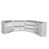 Maxbell 1/12 Dollhouse Miniature Furniture Living Room Wooden Shelf