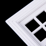 Maxbell Dolls House Miniature Wooden French Door & 12-pane Window & 5 Dining Table Chair