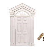 Maxbell 4pcs Vintage Door Lock with Keys for 1/12 Dollhouse Miniature - Golden