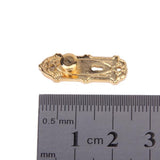 Maxbell 4pcs Vintage Door Lock with Keys for 1/12 Dollhouse Miniature - Golden