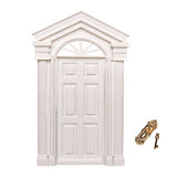 Maxbell 4pcs Vintage Door Lock with Keys for 1/12 Dollhouse Miniature - Golden