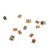 Maxbell 24 Dolls House Hardware Square hinge & screws Dollhouse miniature Furniture 1/12