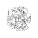 Maxbell 24 Dolls House Hardware Square hinge & screws Dollhouse miniature Furniture 1/12