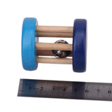 Maxbell 1pcs Wooden Rattle Bell Hand Musical Toy for Baby - Random Color