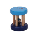 Maxbell 1pcs Wooden Rattle Bell Hand Musical Toy for Baby - Random Color