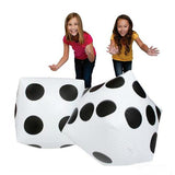 Maxbell Maxbell 2pcs White Big Inflatable Dice Pool Toy Party Favour