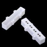 Maxbell 2 Pickup Covers 28.5MM Space plastic 4-string for Electric P Bass+2 Pickup Cover
