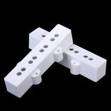 Maxbell 2 Pickup Covers 28.5MM Space plastic 4-string for Electric P Bass+2 Pickup Cover
