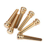 Maxbell 3L 3R Sealed Tuning Pegs Tuners Machine Heads + 6 Bridge Pin for Acoustic Guitar
