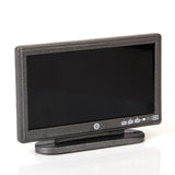 Maxbell Dolls House Miniature Wide Screen Television Flat-Panel LCD TV + 2pcs Beer Mugs