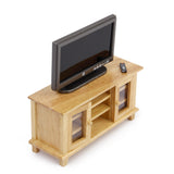 Maxbell Dolls House Miniature Wide Screen Television LCD TV & Gold Fish Bowl Tank 1:12