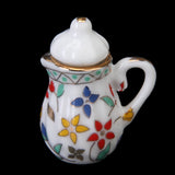 Maxbell 30pcs of Floral Print & Red Cherry Dollhouse Dining Ware Porcelain Tea Dish set