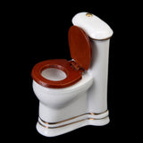 Maxbell 1/12 Dollhouse Miniature Bathroom Furniture Accs Bathroom Toilet Set