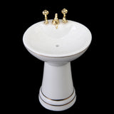 Maxbell 1/12 Dollhouse Miniature Bathroom Furniture Accs Bathroom Toilet Set