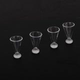 Maxbell 8 Pcs 1:12 Dollhouse Miniature Plastic Beer Mugs Cup Juice Glass Room Accessory