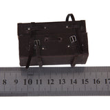 Maxbell 1/12 Dollhouse Miniature carrying vintage leather wood suitcase luggage